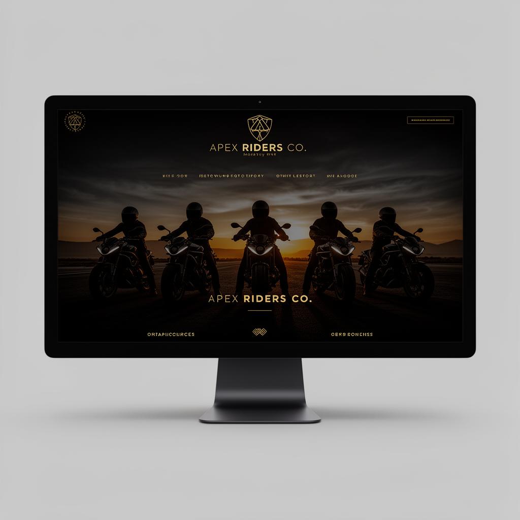 Apex Riders Co. — Riding Club website mockup